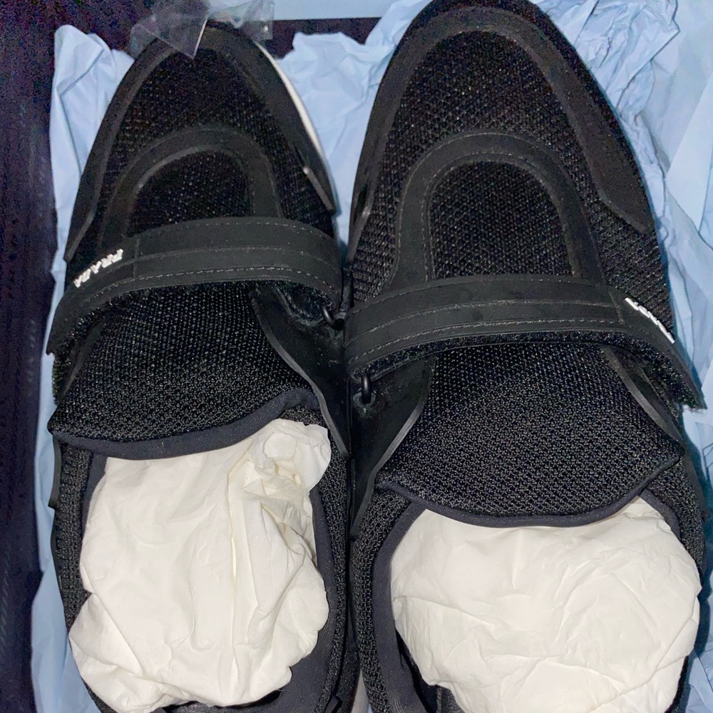 Prada sneakers cloud bust trainer #prada #sneakers black white strap on 9.5